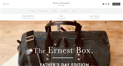 Desktop Screenshot of ernestalexander.com